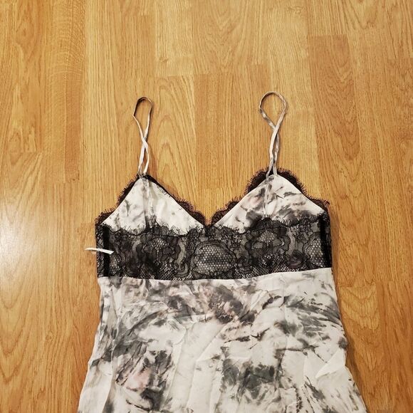 AllSaints Ives Tyde Lace Trim Silk Slip Dress size Small- NEW - Picture 8 of 12